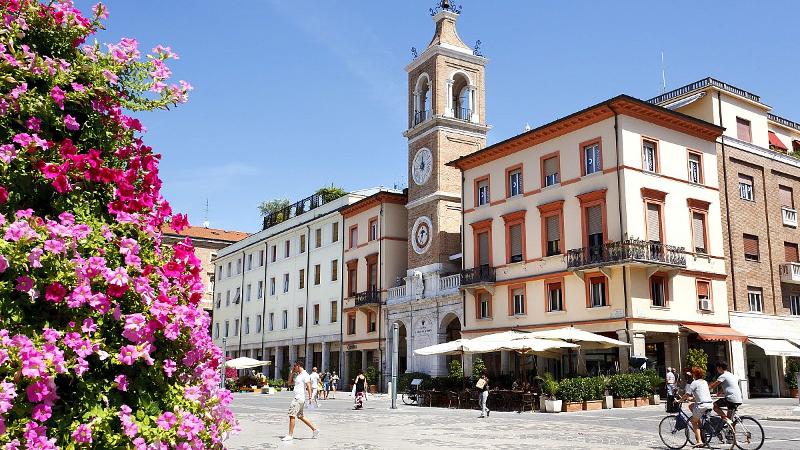 schöne Stadt Rimini in Italien