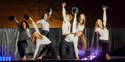 Schlusspose im Englisch-Musicalcamp in Klagenfurt